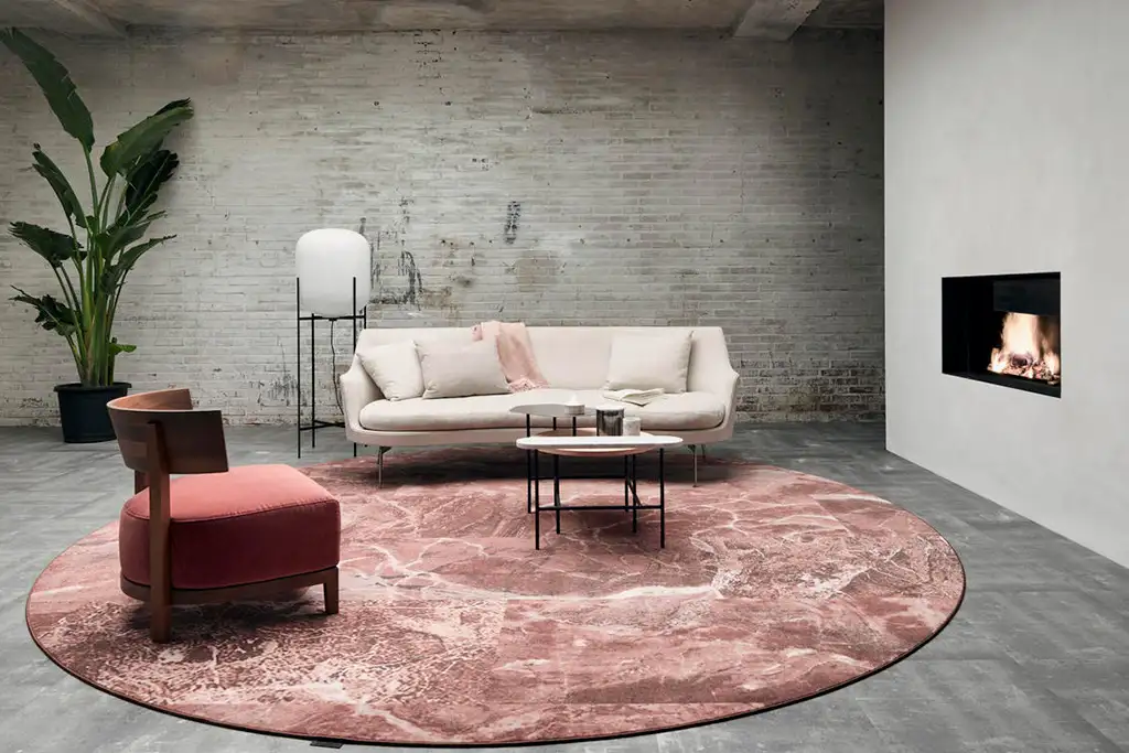 Alfombra en rollo personalizada en forma y diseño