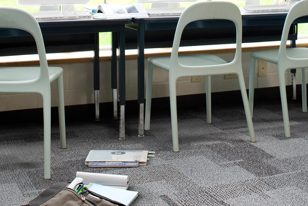 Detalle moqueta modular Transformation