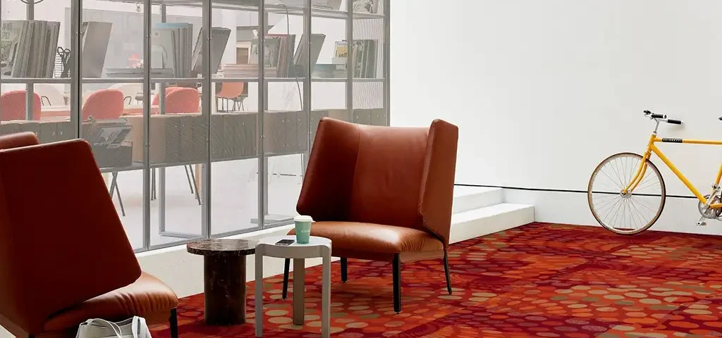 Moqueta modular en losetas