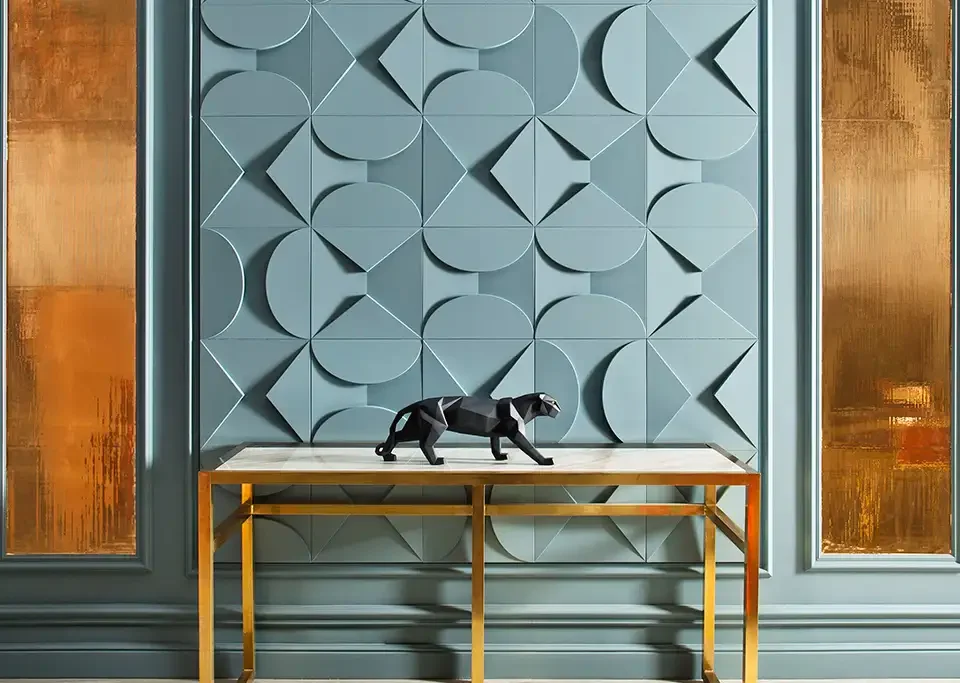 Panel de pared efecto 3D