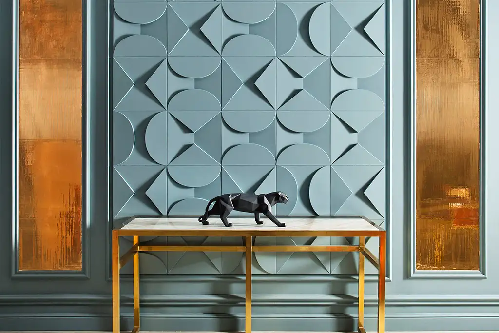 Panel de pared efecto 3D