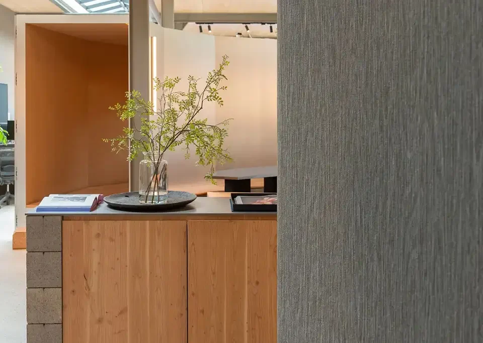 Revestimiento mural vinílico reciclado de Vescom