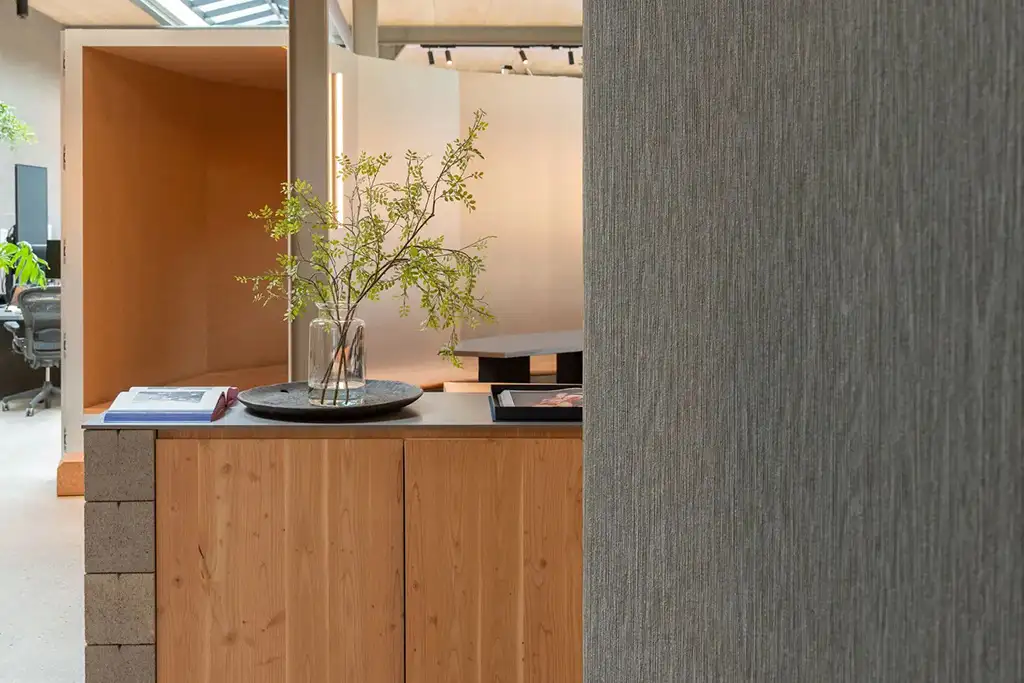 Revestimiento mural vinílico reciclado de Vescom